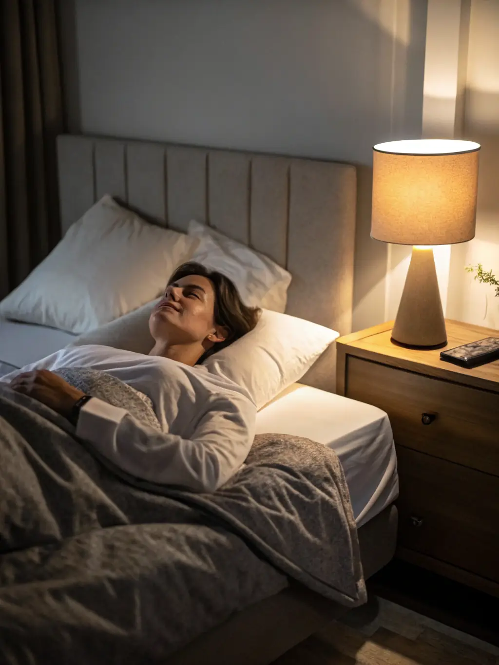 Two roommates sleeping in their beds in their respective rooms, highlighting the significance of sleep routines.